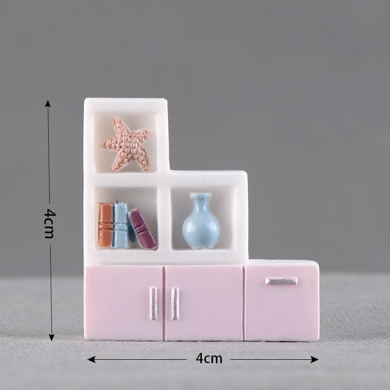 Hogar moderno muebles pequeños TV gabinete de audio tocador hervidor espejo ordenador dispensador agua resina pequeños adornos