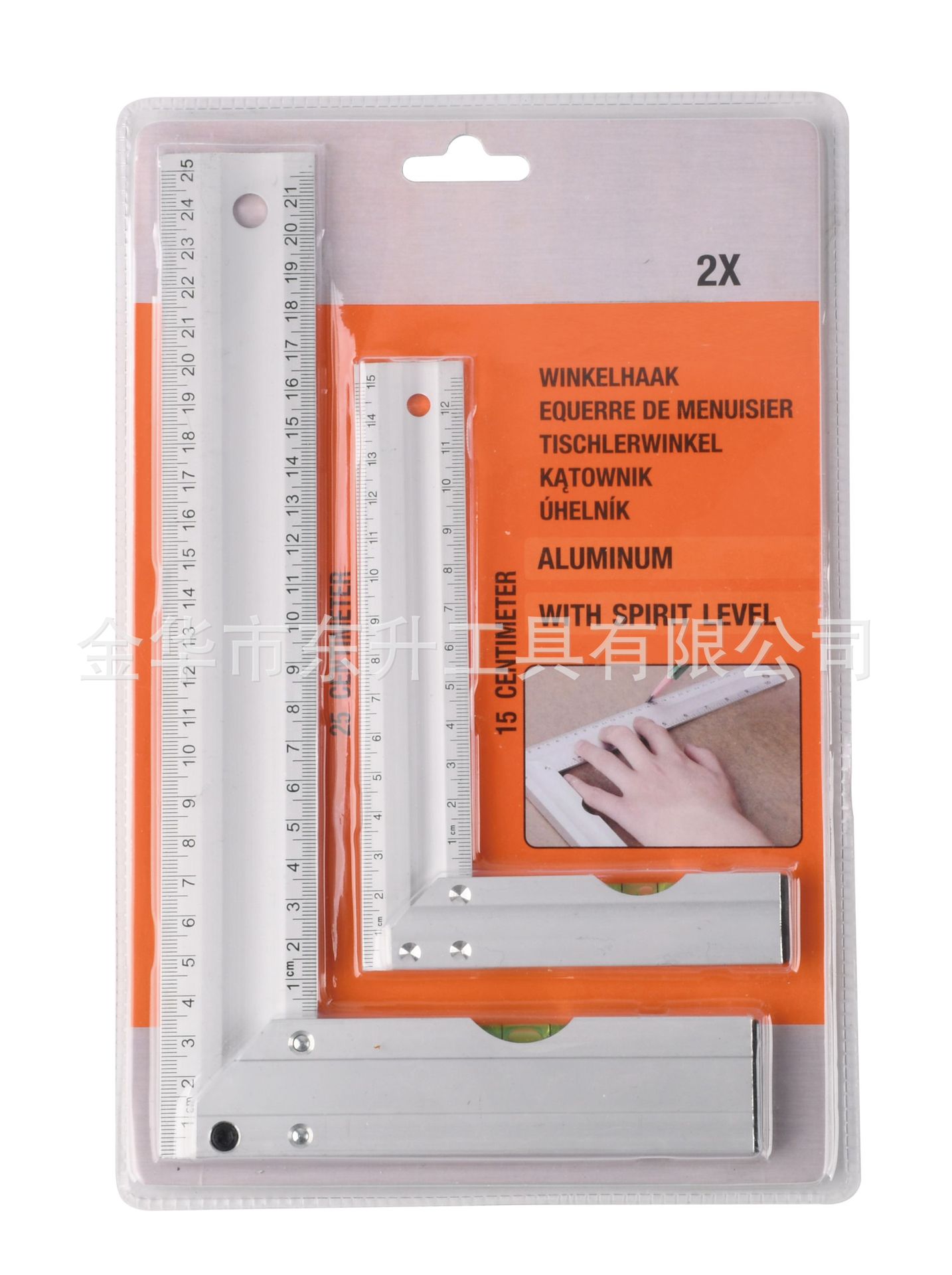 铝合金两件套角尺。90度角度尺。角尺。多功能角度尺。裁剪尺。