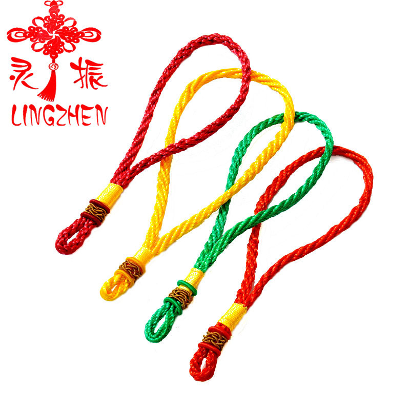 灵振 菠萝扣吊绳 麻花手把绳 网扣吊绳 中国结挂绳 文玩把件绳子|ru