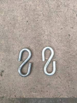 厂家供应多规格镀锌s型铁钩 装饰用s型挂钩 可加工定制 3mm-8mm|ms