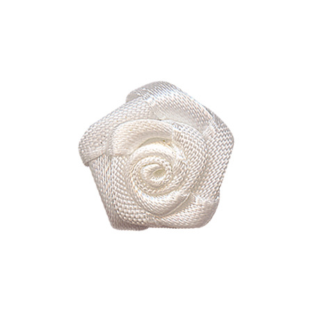 Yao Ming cinta tocado Decoración Ropa Rosa pequeña flor hecha a mano DIY de tres puntos de cinco ángulos cinta de poliéster Rosa pequeña flor