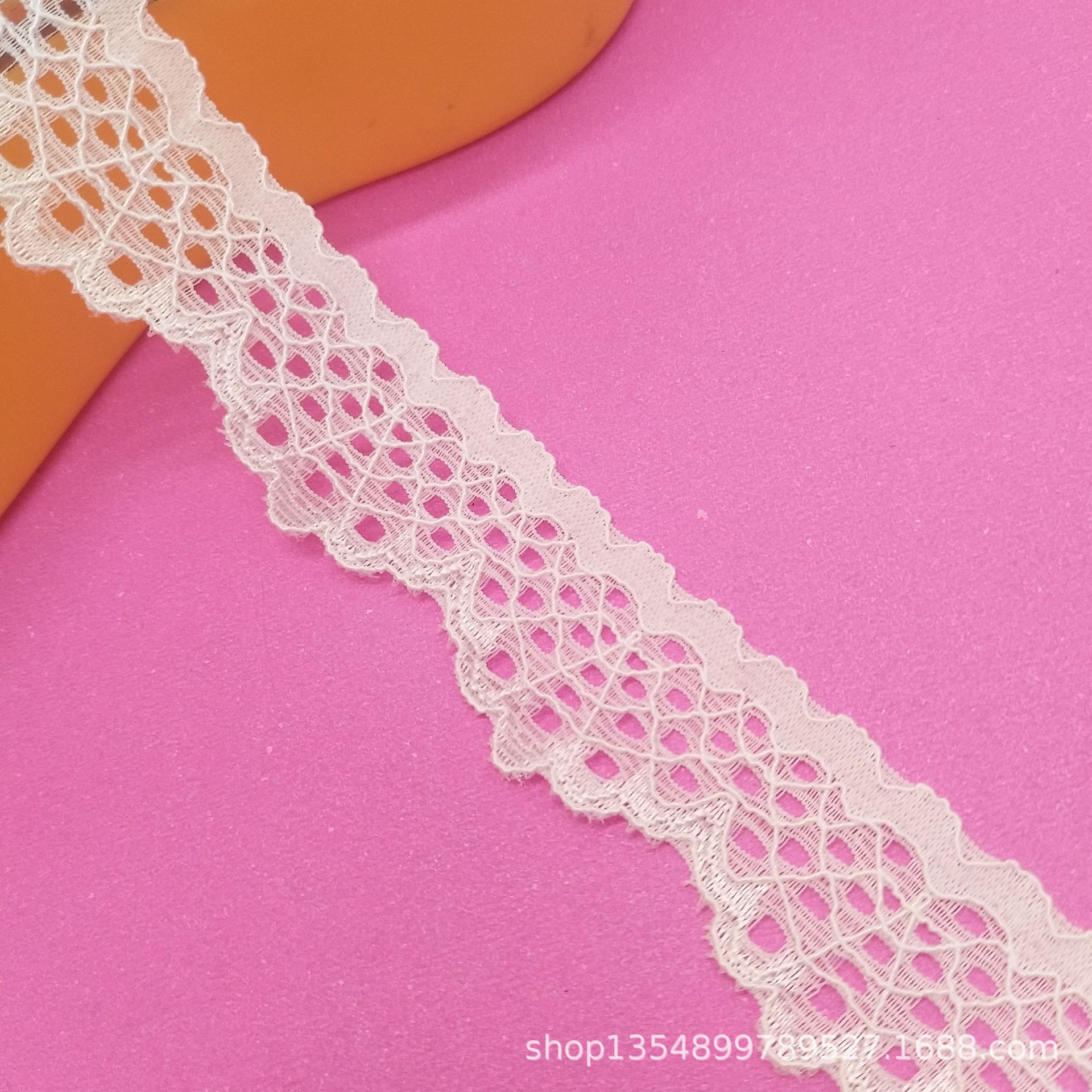 厂家直销现货批发2.3cm新款缕空弹力蕾丝花边洛丽塔童装量大优惠