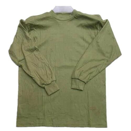 Men's Underwear Old-fashioned Pure Cotton Autumn Set Military Green Mine Coal Mine Underground Protective Autumn Shirt and Pants
