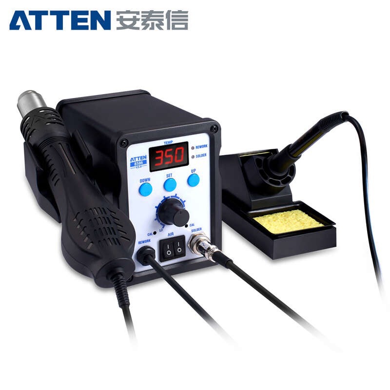 安泰信AT8586二合一拆焊台 750W恒温热风枪焊台数显大功率电烙