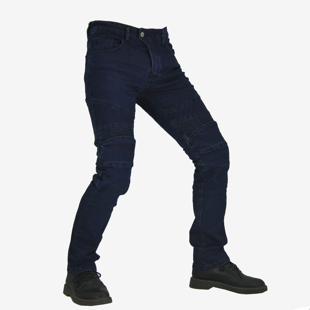 Fábrica al por mayor retro pantalones casuales pantalones de la motocicleta de los hombres pantalones de moto al aire libre estiramiento pantalones de ciclismo resistentes a la caída