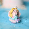 Cartoon resin, jewelry, swings for princess, decorations, unicorn