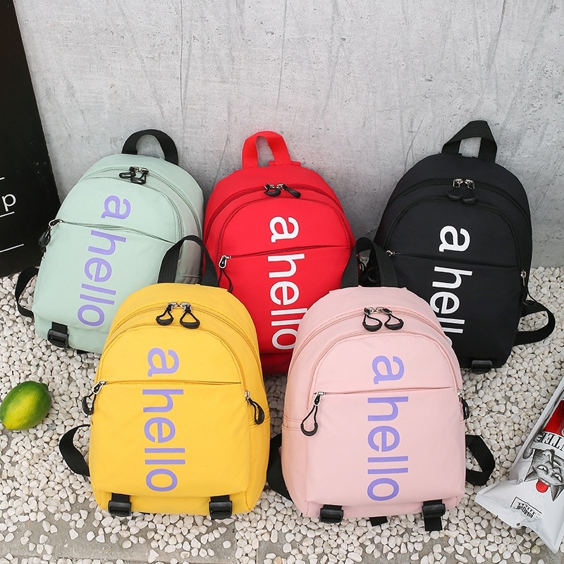 2020儿童书包韩版时尚字母双肩包学生旅游背包宝宝防走丢厂家批发|ms