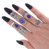 Retro accessory, metal ring, set, Amazon, wish, wholesale, with gem