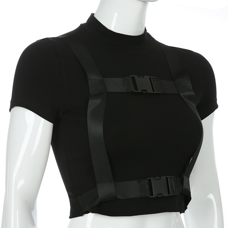 Black Crop T-Shirt