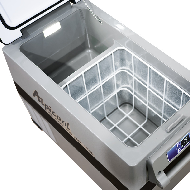 冰虎Alpicool压缩机车载冰箱 车家两用45L宿舍迷你小冰箱 冷冻冷