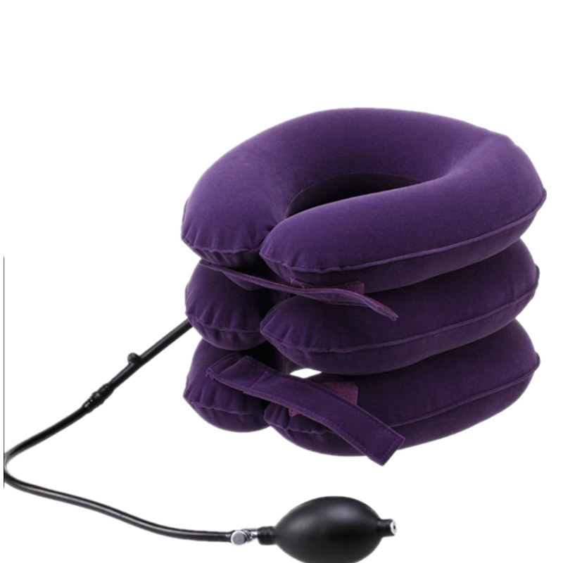 供應 頸椎牽引器 家用 醫療保健護頸 中老年用品充氣三層