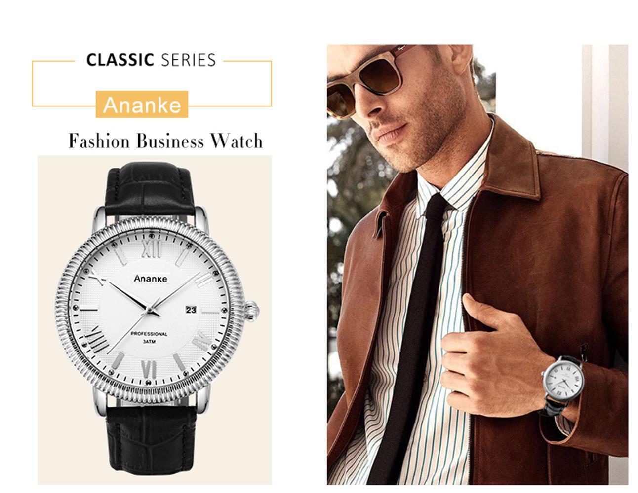 Men's Quartz Watch With Japanese Movement And Leather Strap_voghion.com