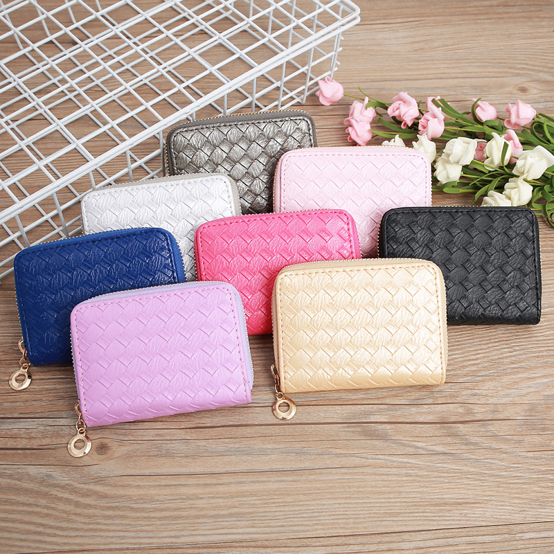 Nihaojewelry Wholesale Accessories Korean Woven Pattern Multi-position Card Bag display picture 25