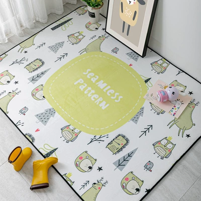 Avtomobil döşəmə paspasları – Window Mat - stitching-wind-cartoon-cute-treasure-70140cm