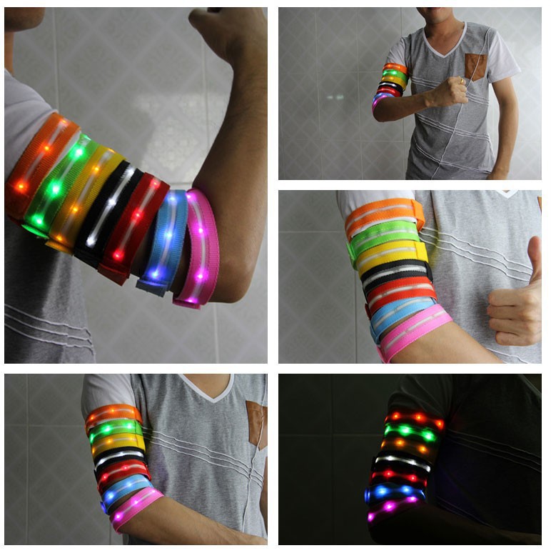Lantern strap silk arm strap flash arms with LED light -glowing arm…