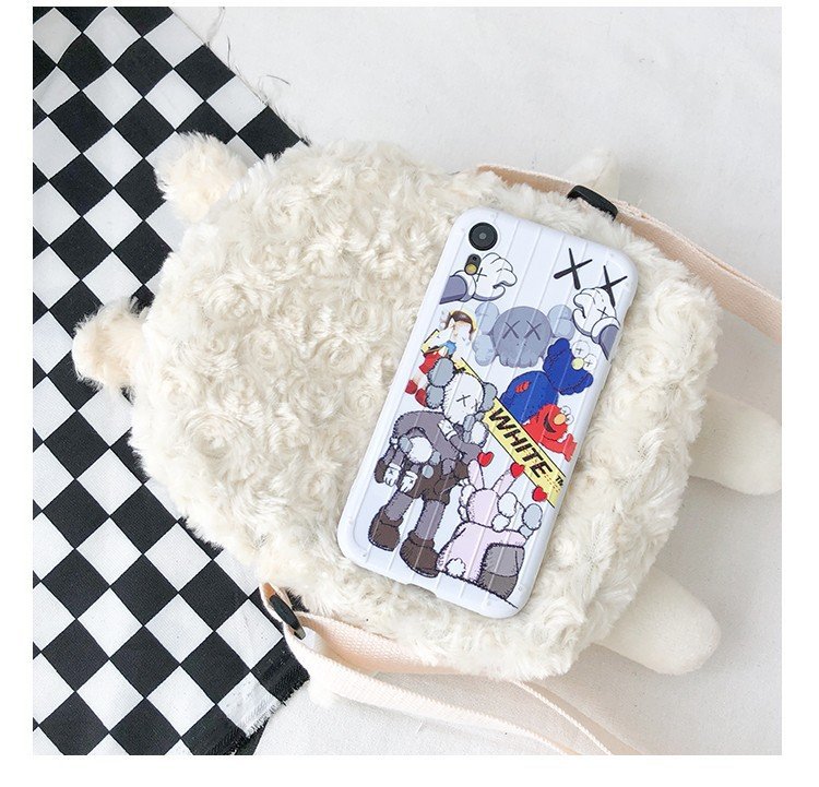 Teddy Soft Cute Little Sheep Shoulder Bag Cute Cartoon Girl Mobile Phone Bag display picture 24