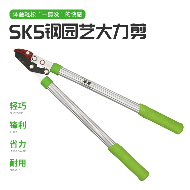 厂家直销大力粗枝剪 大力士剪园林果树剪树枝剪园林剪省力剪