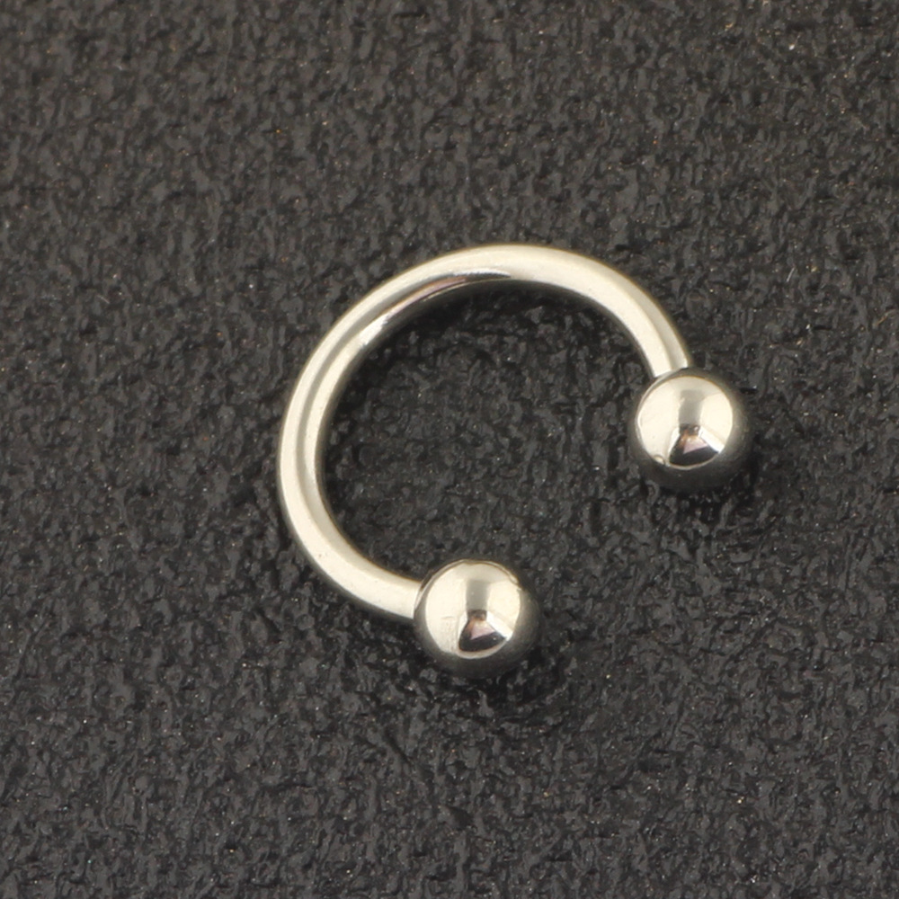 8-Piece Body Piercing Jewelry Set Nose Ring Eyebrow Lip Labret Long Bar Industrial Earrings Stainless Steel detail image 16