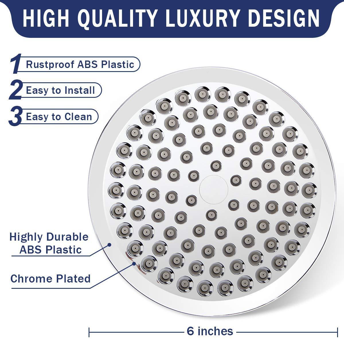 Wholesale of cross-border home and bathroom double shower heads, American-style concealed bracket arm three-way diverter with socket set Item Picture