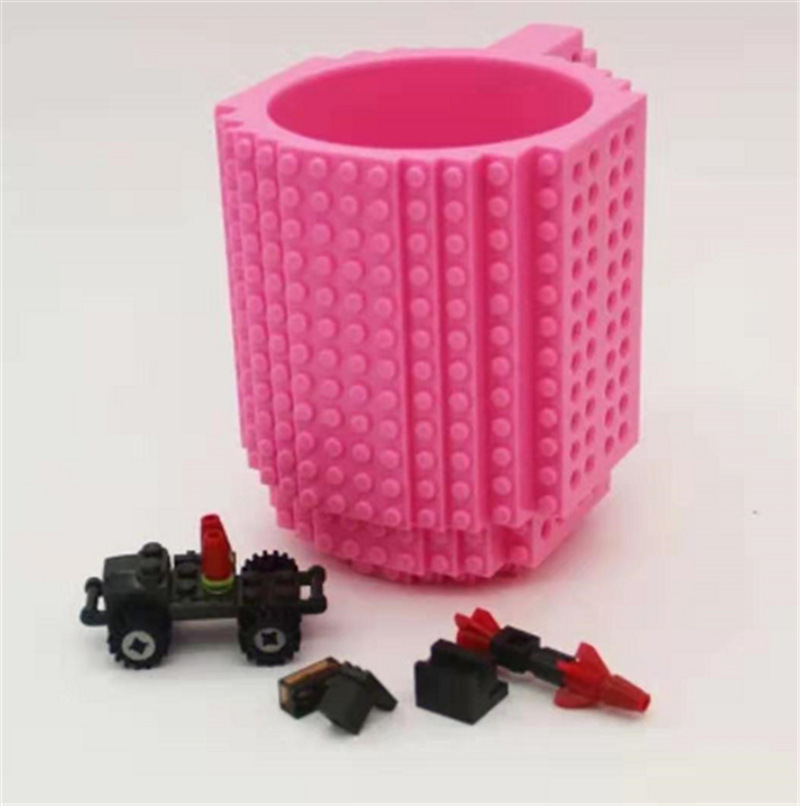 LEGO乐高积木杯 DIY个性组装杯咖啡杯马克随手水杯儿童生日礼物