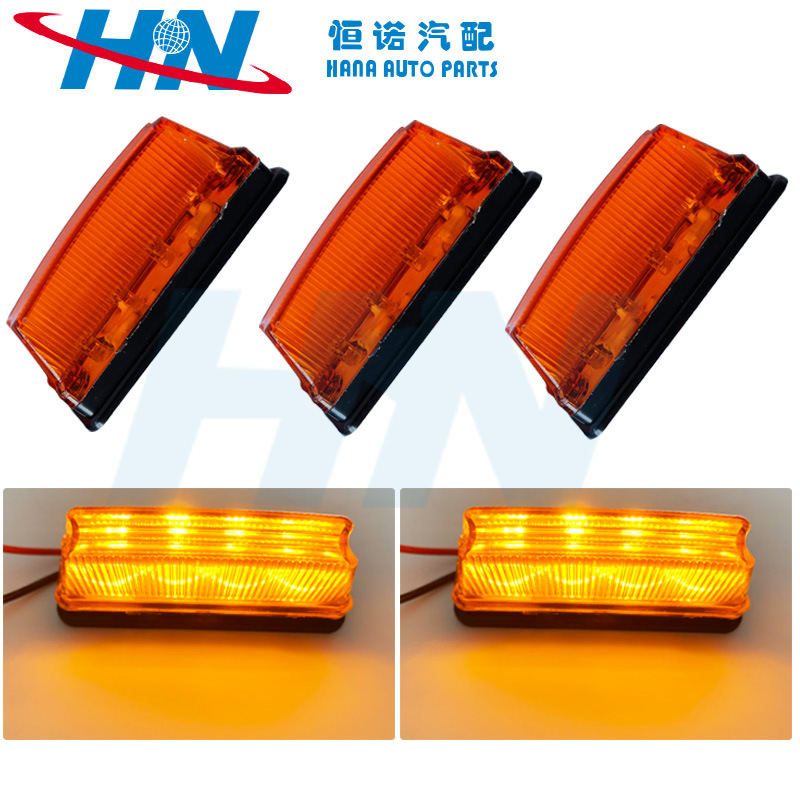 Suministro transfronterizo de exportación 24V iluminación luz de lado de tierra luz lateral del camión luz LED luz trasera ancho image 1