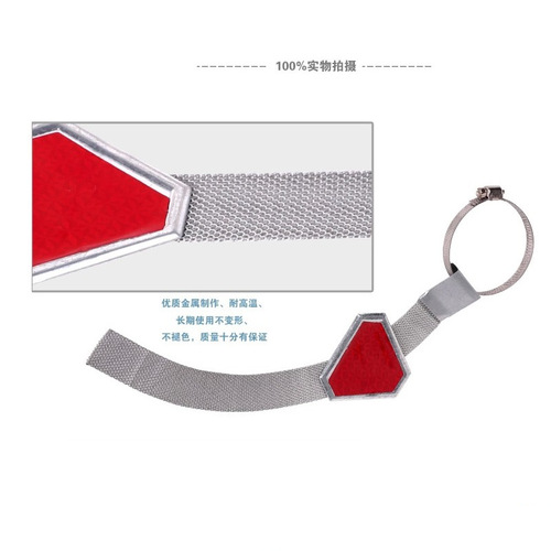 Winter car static electricity belt grounding chain hanging mopping strip to eliminate car triangular metal static elimination strip three colors