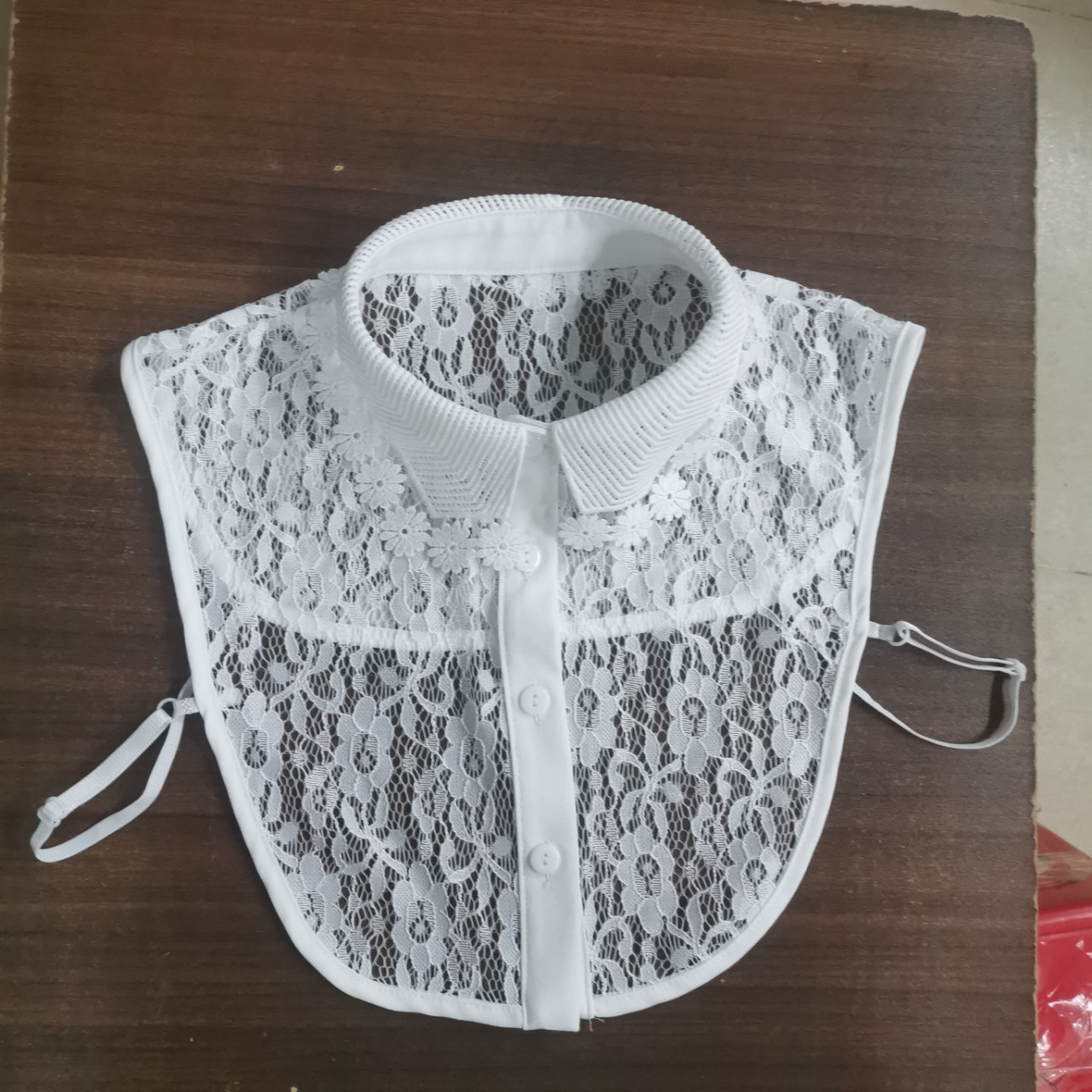 新款蕾丝镂空假领子女气质衬衫毛衣假衣领节约领水溶绣花领领