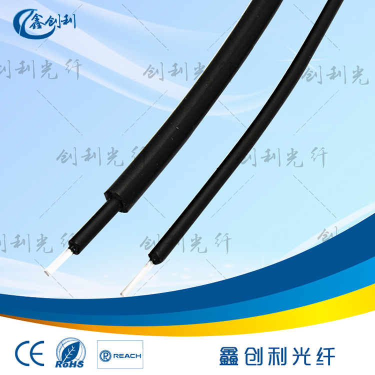 纤芯0.5外1.0MM塑料光纤黑皮基恩士瑞科光纤传感器放大器光纤线