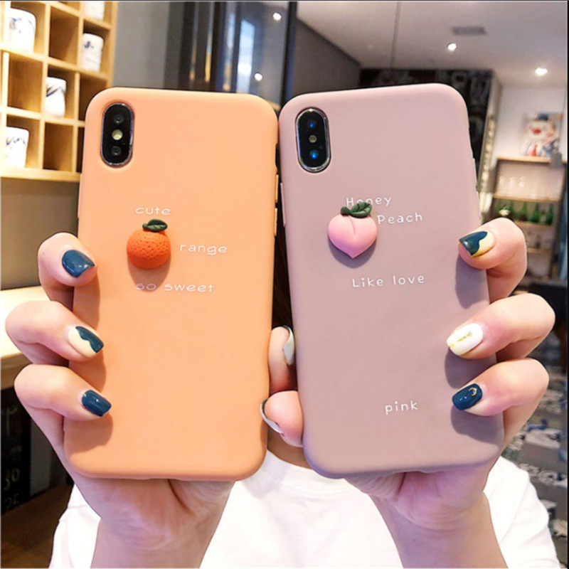 Avocado Orange Peach Suitable For Iphone 11 Apple Mobile Phone Case Huawei / Oppo / Vivo Cartoon Soft Shell display picture 3