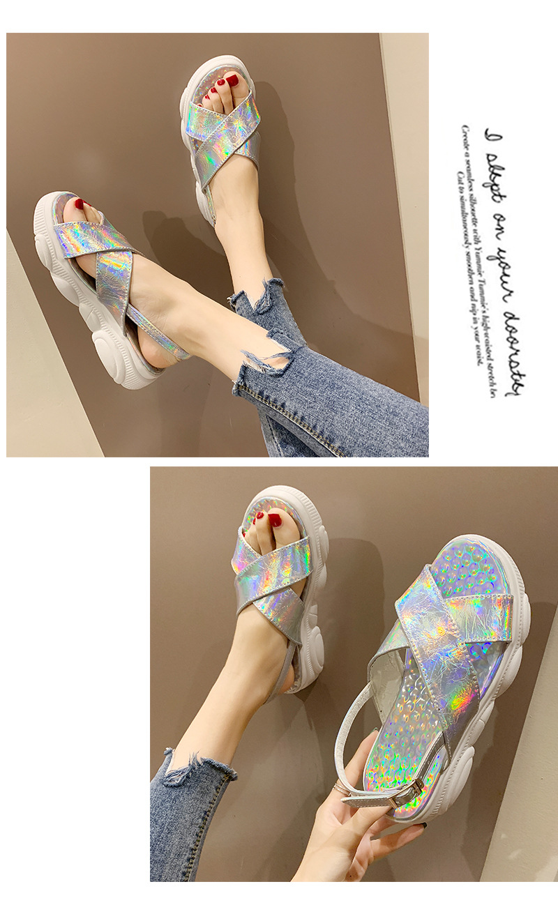 Chaussures été pour femme en Caoutchouc - Ref 3345619 Image 18