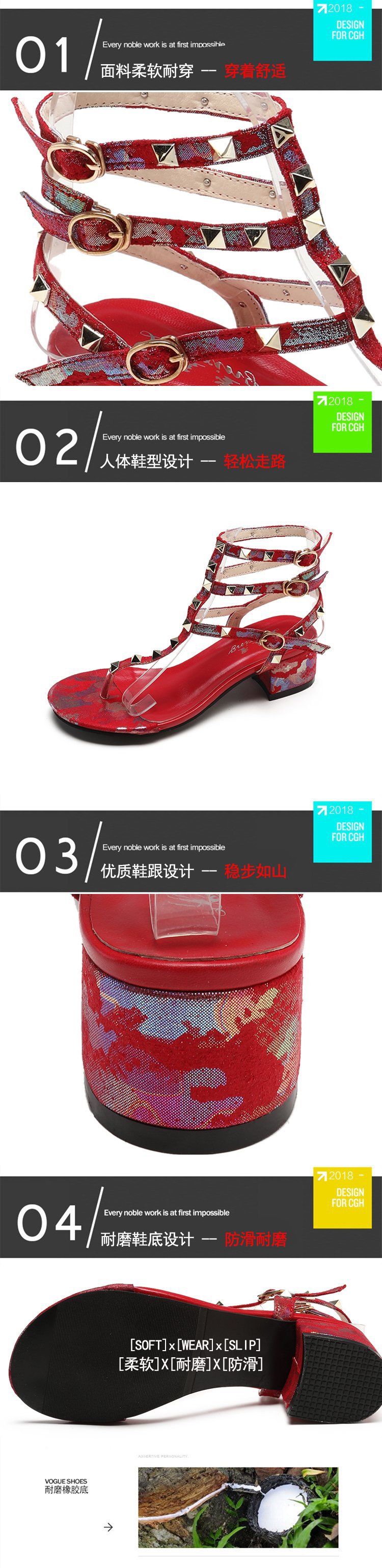 Chaussures été pour femme en Caoutchouc - Ref 3346289 Image 10