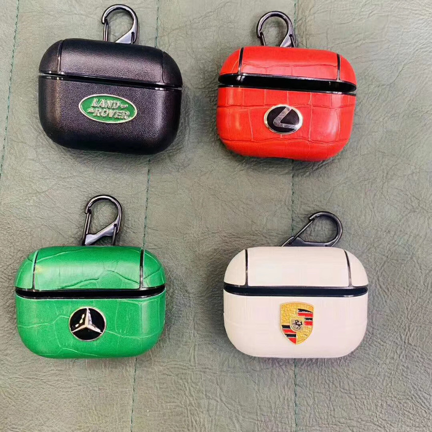 廠家直銷適用于蘋果AIrpods pro光面pc素材殼 貼皮加工素材殼