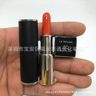 2019年新款梵希啞光滋潤小羊皮口紅小樣333色號魅力紅色唇膏
