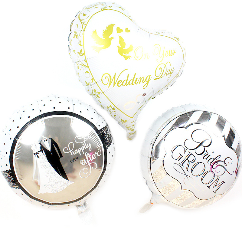 Valentine's Day Letter Bird Aluminum Film Wedding Party Balloon display picture 1
