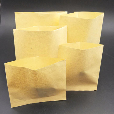 空白袋早餐   鹵肉卷壹次性防油紙袋 雞柳 食品包裝袋 定制