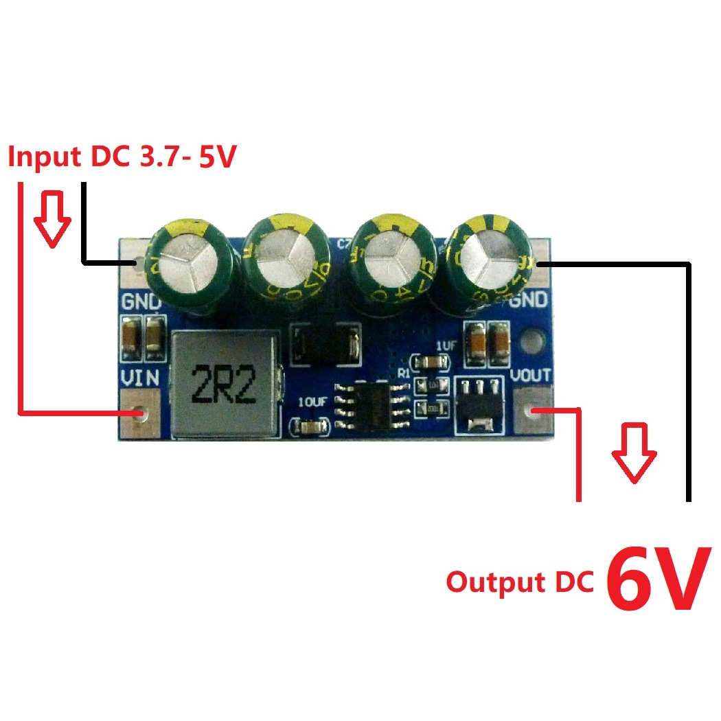 DC 3.7-5V to 6V