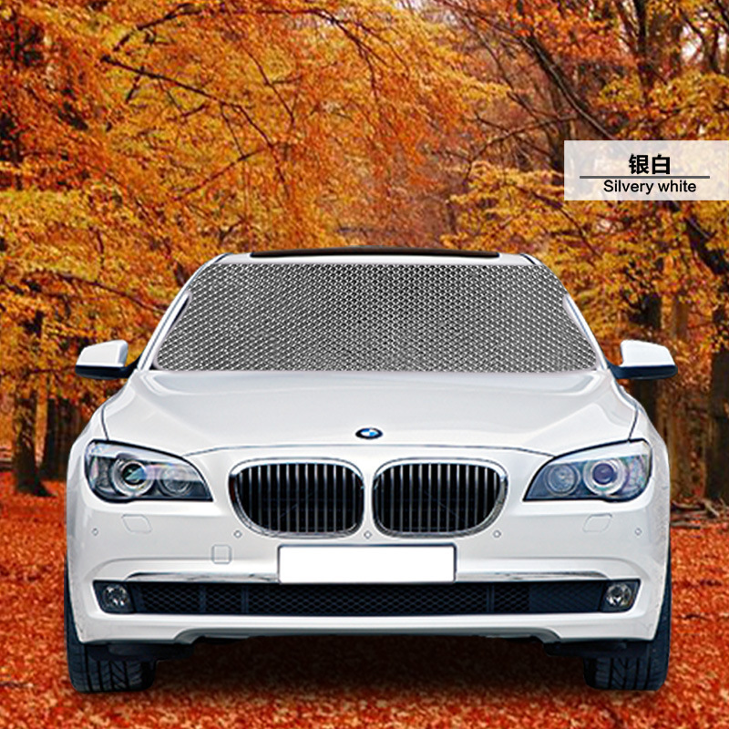 汽車遮陽擋 折疊防曬鋁箔隔熱氣泡前擋 夏季定制亞馬遜遮陽板