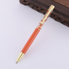 New creative flower pen into oil wafer bead pen fashion Japan and South Korea DIY small fresh dry flowers round bead pen