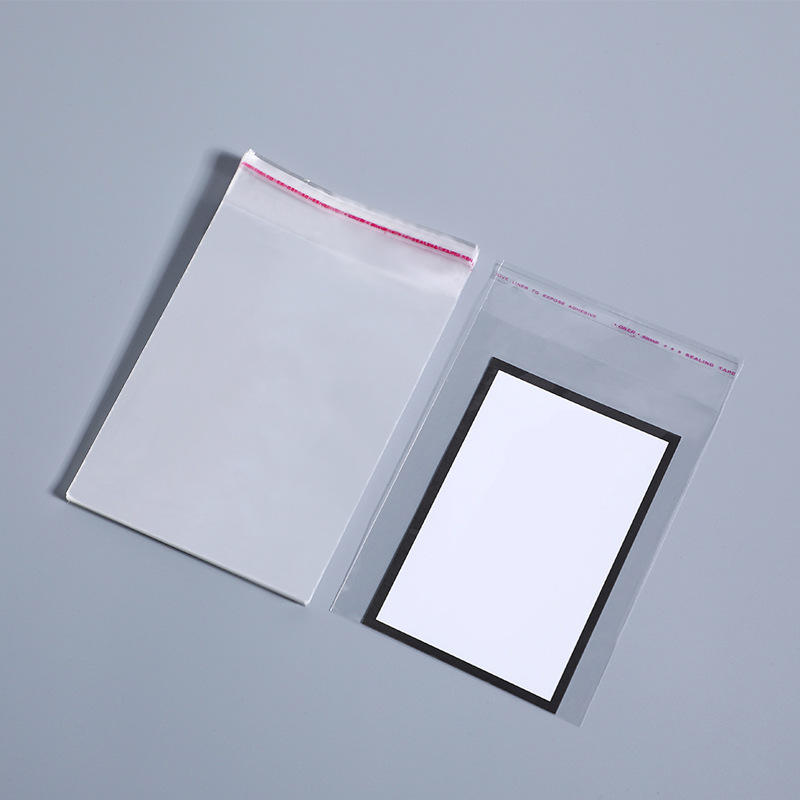 现货opp袋饰品包装袋10*15不干胶自粘袋加厚自封袋透明塑料袋批发