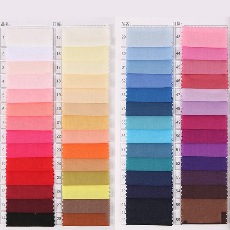 现货供应 TC染色平纹涤棉布 衬衫面料服装里料口袋箱包里布