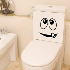 Kunshang Cross-border New Creative Smiling Funny Toilet Seat Cover Removable Decor Retail Wholesale M18