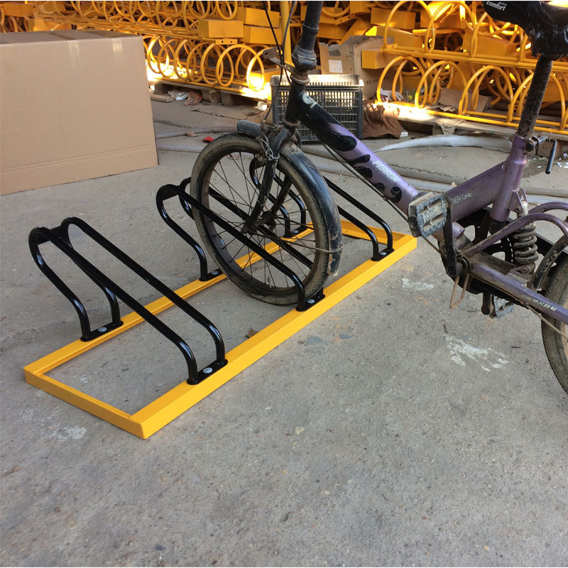 商家热销自行车停车位自行车停放设施停卡位式停车架|ru