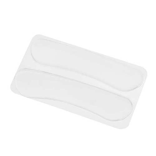 Silicone invisible heel shoe heel sticker half size pad non-heel anti-wear foot transparent anti-slip anti-fall thickened leather shoe sticker