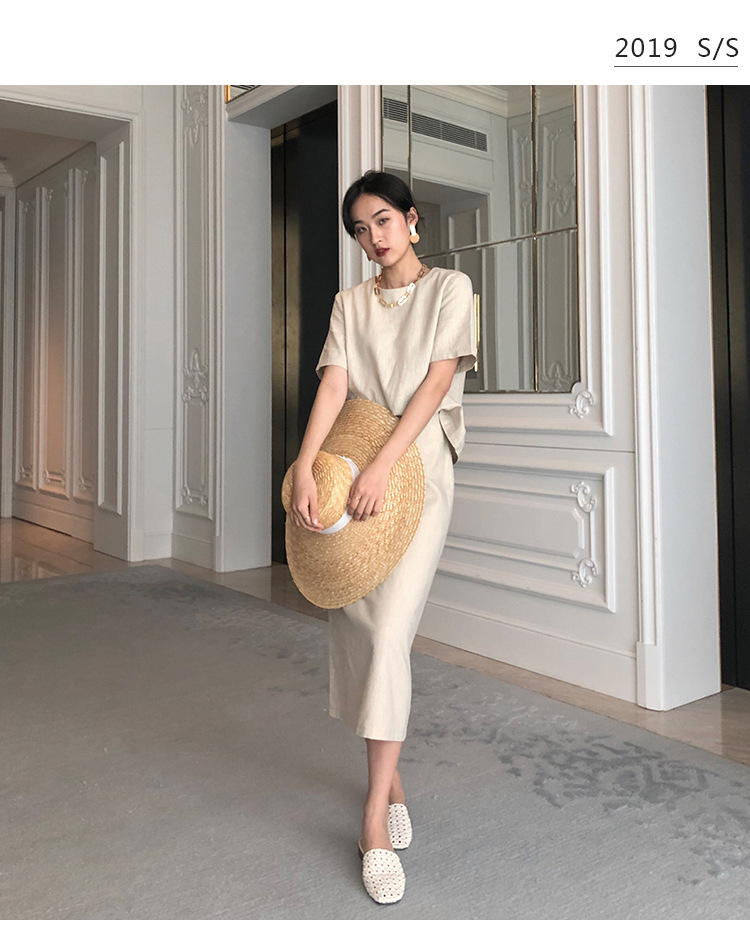 Costume femme HUI HUI en Coton et lin - Ref 3333898 Image 9