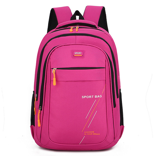 Fashionable sports backpacks, trendy student schoolbags for men and women, large capacity outdoor travel backpacks, computer bags wholesale