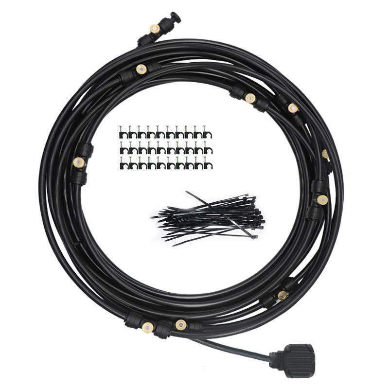 HD08 Amazon Venta caliente al aire libre Sistema de pulverización de baja presión Traje de pulverización de jardín Traje de refrigeración de atomización de baja presión