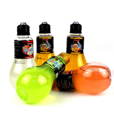 越南饮料 佩思利芒果味碳酸饮料 水果味碳酸饮料创意灯泡瓶350ml