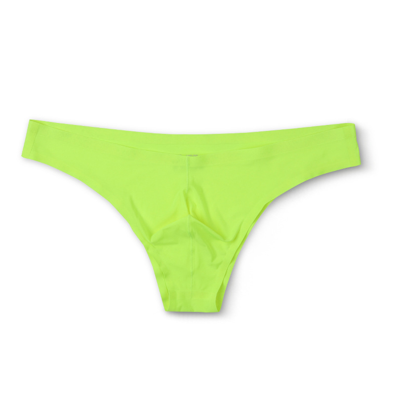 Calzoncillos pequeños transpirables de la ropa interior de la Seda del hielo de los hombres del verano cintura baja escritos atractivos transparentes personalizados cómodos de los hombres de moda