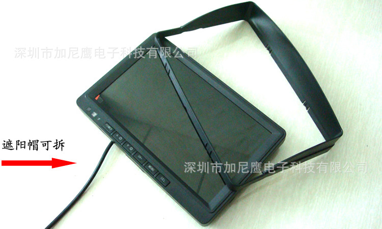 Ganiying Car 9inch Wireless Monitor Hd Ahd Camera Forklift Reversing Image Video Monitoring Kit