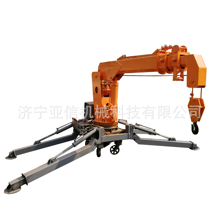 5吨液压移动起重机 码头港口手推式小型吊机 移动起重机价格